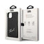 Karl Lagerfeld Signature Logo Cardslot – dėklas iPhone 14 Plus telefonui (juodas)