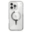 Speck Presidio Perfect-Clear Grip MagSafe – dėklas iPhone 16 Pro Max (skaidrus / chromuota apdaila / Serene Silver)