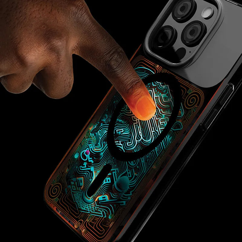 STM Reveal Warm MagSafe – dėklas iPhone 15 Pro Max (Black Realm)