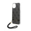 „Guess 4G Print Cord“ – dėklas „iPhone 14 Plus“ telefonui (juodas)