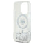 Karl Lagerfeld Liquid Glitter Choupette Head MagSafe – Dėklas iPhone 16 Pro Max (skaidrus)