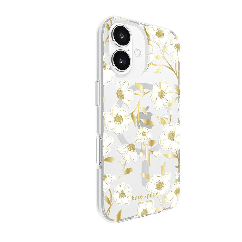 Kate Spade New York Protective Gems MagSafe – dėklas iPhone 16 (Sunshine Floral)