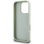 Guess Grained Big 4G Logo Small Classic Logo - dėklas iPhone 16 Pro (žalias)