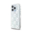 DKNY Liquid Glitter Multilogo – dėklas iPhone 15 Pro (baltas)
