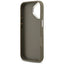 Guess Grained Big 4G Classic Logo – Dėklas iPhone 17 (ruda)