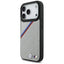 BMW M Tricolor Metal Logo MagSafe – iPhone 17 Pro dėklas (pilkas)