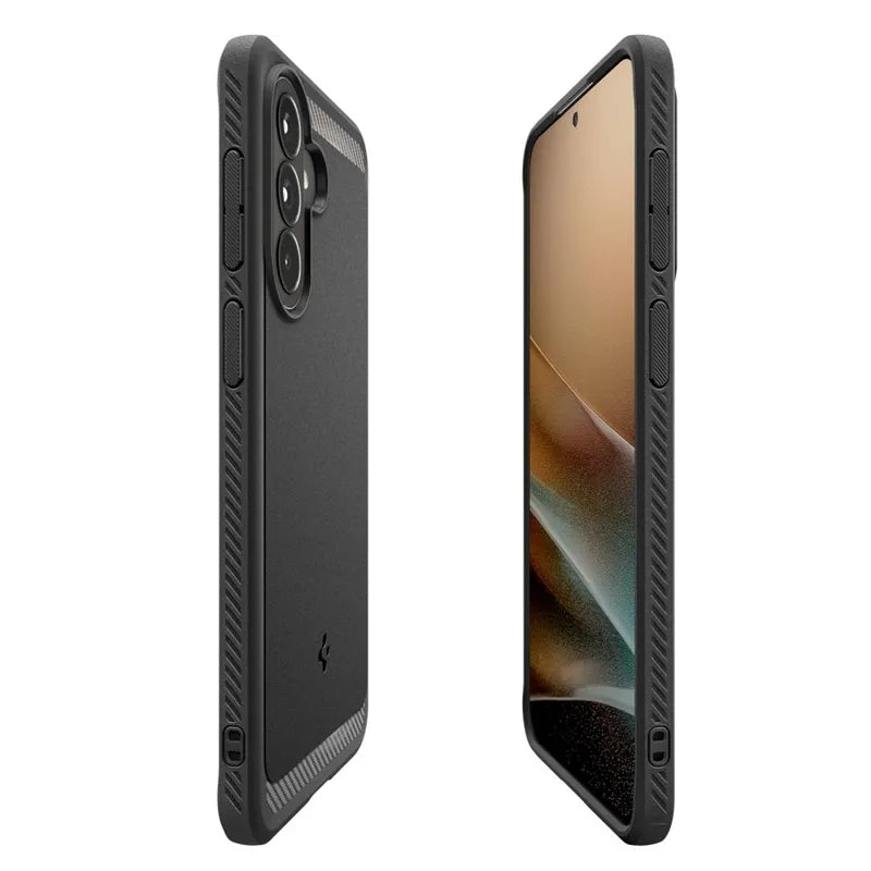 Spigen Rugged Armor – dėklas Samsung Galaxy A57 5G (matinis juodas)