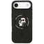 Karl Lagerfeld Silicone Karl & Choupette Ring MagSafe – dėklas iPhone Air (juodas)