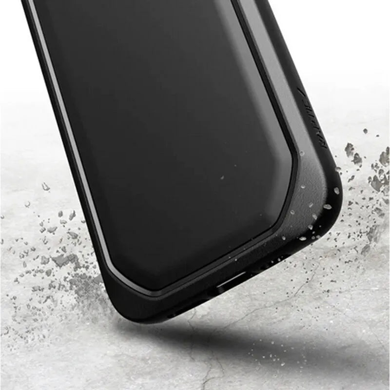 X-Doria Raptic Slim – Biologiškai skaidus dėklas, skirtas iPhone 14 Plus (juodas)