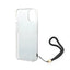 „Guess 4G Print Cord“ – dėklas „iPhone 14 Plus“ telefonui (juodas)