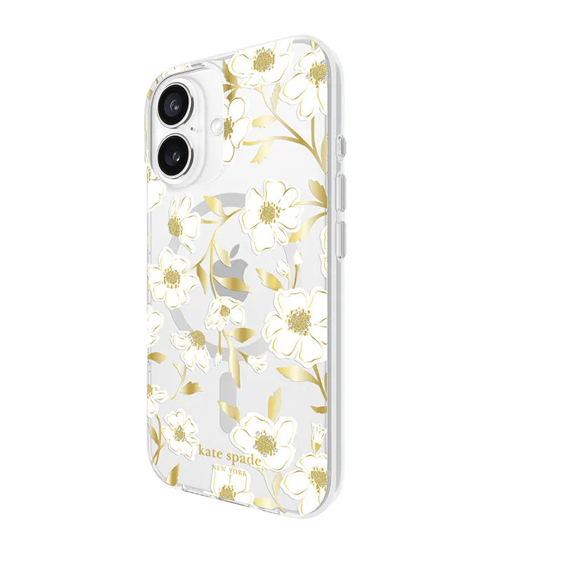 Kate Spade New York Protective Gems MagSafe – dėklas iPhone 16 (Sunshine Floral)