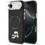 Karl Lagerfeld Karl & Choupette Pins MagSafe – dėklas iPhone Air (juodas)