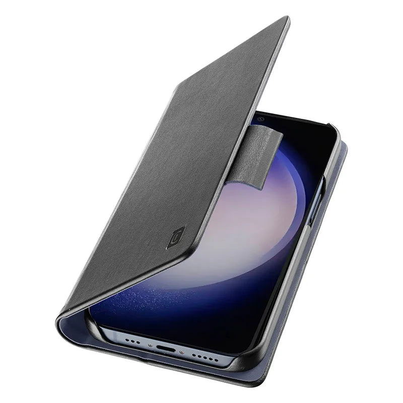 Cellularline Book Case – dėklas Samsung Galaxy S24 (juodas)