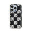 DKNY IML Checkered Mono Pattern – dėklas iPhone 15 Pro Max (juodas)