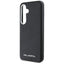 Karl Lagerfeld Saffiano Full Wrapped Elongated Metal Logo MagSafe dėklas skirtas Samsung Galaxy S25 (juodas)