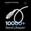 Spigen EB10010CC Essential – USB-C į USB-C PD laidas, 100W, 1m (baltas)