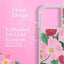 Rifle Paper Clear - Auksu dekoruotas dėklas iPhone 14 Pro Max (Rose Garden)