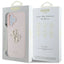 Guess Grained Big 4G Logo Small Classic Logo – dėklas iPhone 16 (rožinis)