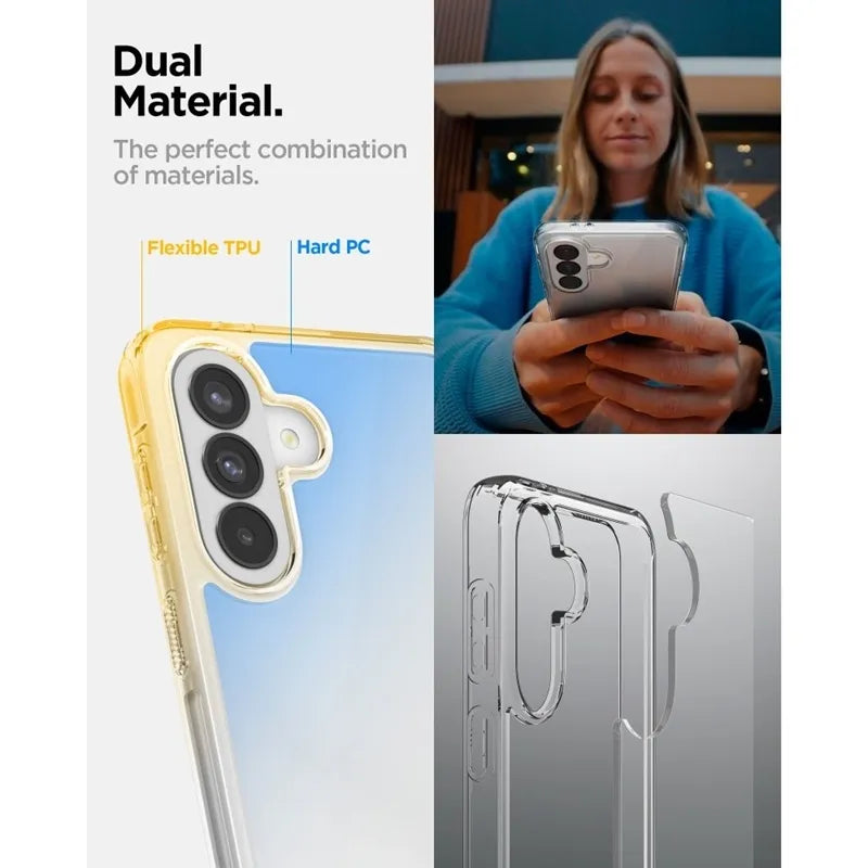 Spigen Ultra Hybrid – dėklas Samsung Galaxy A37 5G (skaidrus)