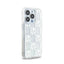 DKNY Liquid Glitter Multilogo – dėklas iPhone 15 Pro (baltas)