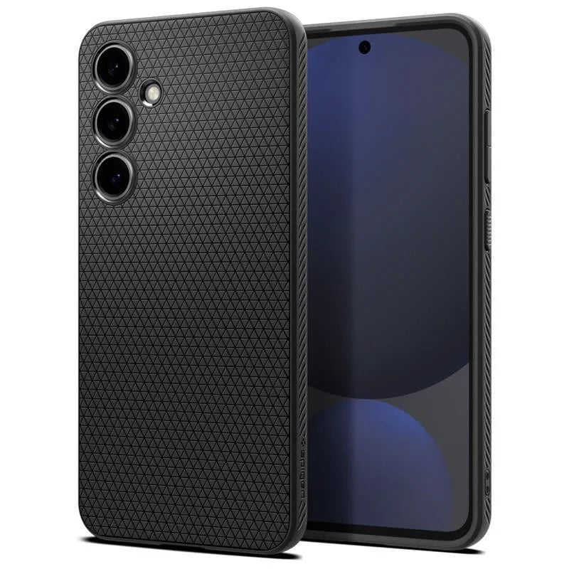 Spigen Liquid Air – dėklas Samsung Galaxy S24 FE (matinė juoda)