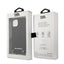 Karl Lagerfeld Leather Textured and Chain – dėklas skirtas iPhone 13 mini (juodas)