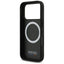 BMW M Carbon Tricolor Line MagSafe – dėklas iPhone 17 Pro (juodas)