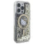 Hello Kitty Liquid Glitter Fever MagSafe - dėklas iPhone 16 Pro (juodas/auksinis)