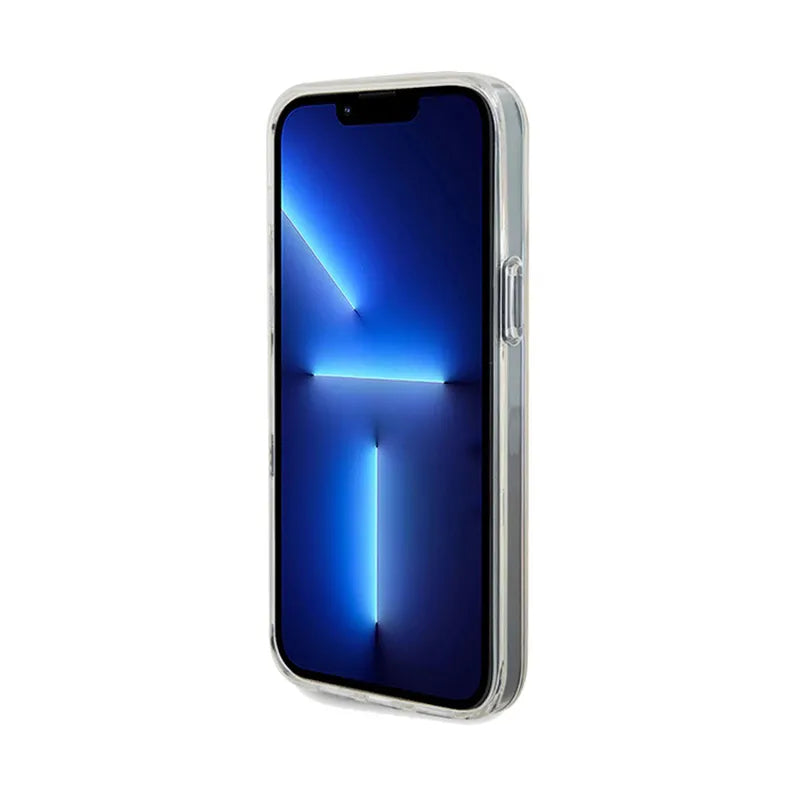 Guess IML Faceted Mirror Disco Iridescent - Dėklas iPhone 13 Pro Max (vaivorykštinis)