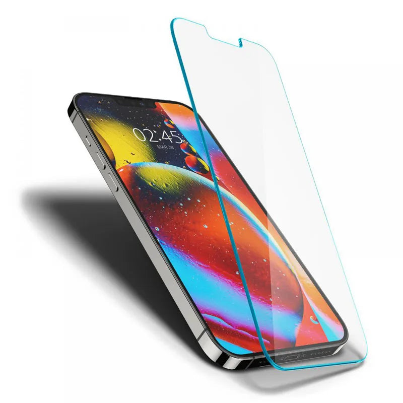 Spigen Glas.TR Slim – Grūdintas stiklas skirtas iPhone 17e / 16e / 14 / 13 / 13 Pro