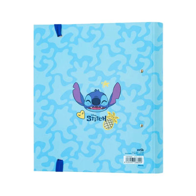 „Disney Stitch“ – A4 formato segtuvas iš „Tropical“ kolekcijos (2 žiedai, elastinė juostelė)