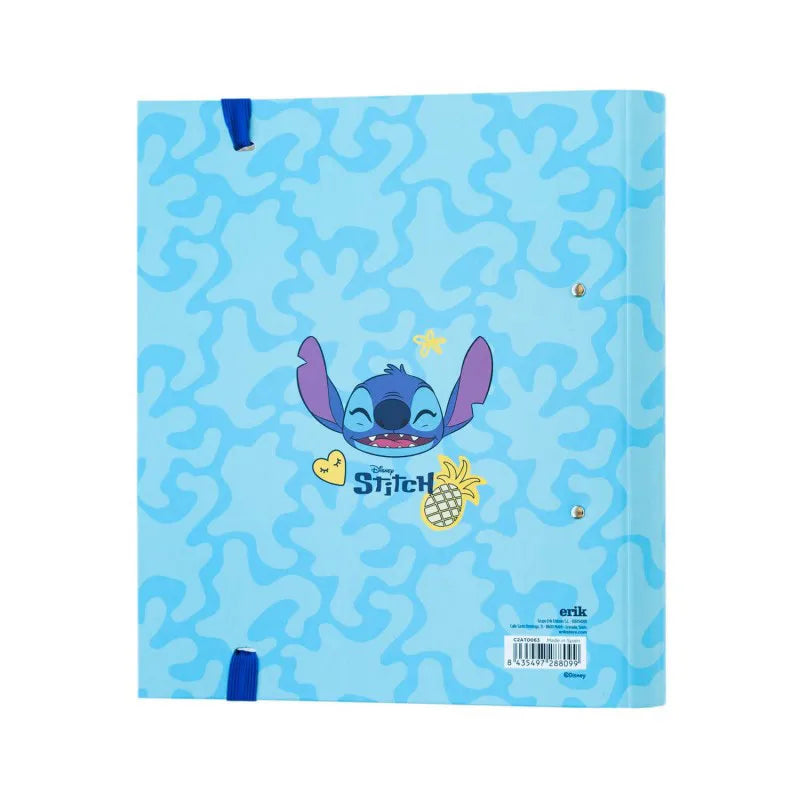 „Disney Stitch“ – A4 formato segtuvas iš „Tropical“ kolekcijos (2 žiedai, elastinė juostelė)