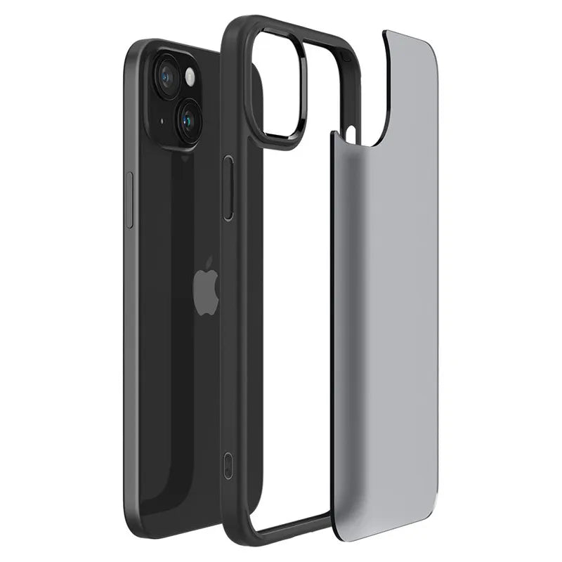 Spigen Ultra Hybrid – Dėklas iPhone 15 (Frost Black)