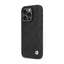BMW Leather Quilted dėklas, skirtas iPhone 14 Pro (juodas)