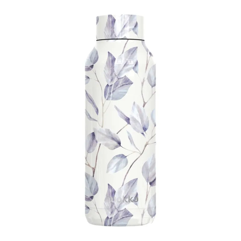 Quokka Solid – Nerūdijančio plieno termogertuvė 510 ml (Gray Bouquet)