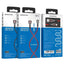 Borofone Highway – 1,2 m USB į Lightning jungties laidas (juodas / raudonas)