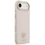 Guess Grained Strass Logo MagSafe – Dėklas iPhone Air (rožinis)
