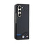 BMW Leather Carbon – dėklas „Samsung Galaxy Z Fold 5“ (juodas)