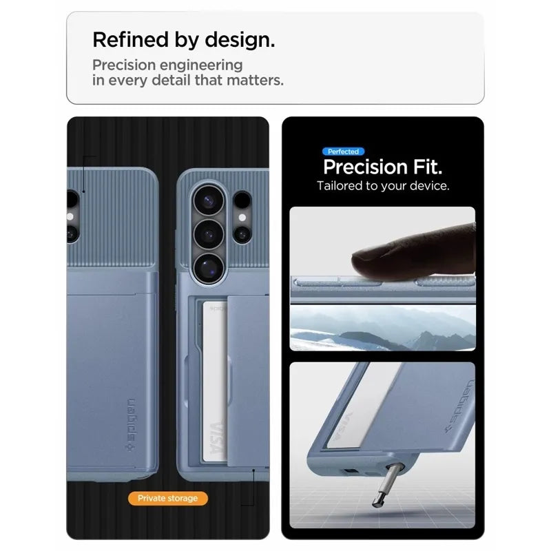 Spigen Slim Armor CS – dėklas Samsung Galaxy S26 Ultra (šviesiai mėlynas)