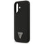 Guess Silicone Triangle Logo MagSafe – dėklas iPhone 17 (juodas)