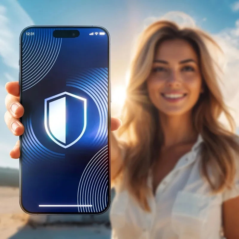 3mk HardGlass Matt Max – matinis grũdintas stiklas, skirtas iPhone 17 Pro