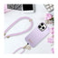 Guess CBDY Cord Nylon 4G Metal Charm - Universalus telefono dirželis (alyvinės spalvos)