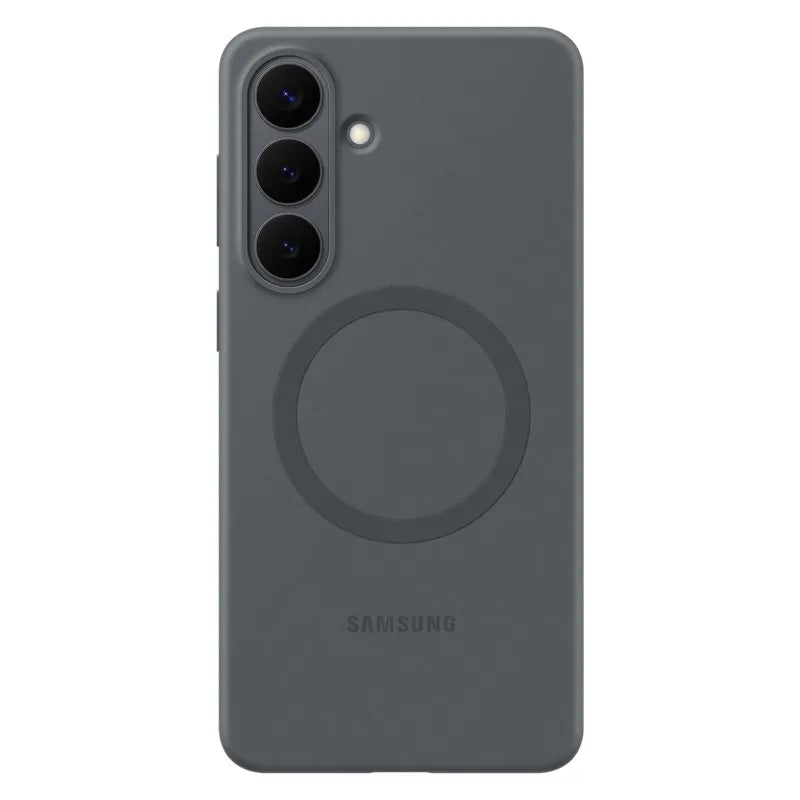 „Samsung Silicone Magnet Case“ – dėklas „Samsung Galaxy S26+“ (juodas)