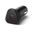 Spigen Essential EV301 – USB-C PD 3.0 PPS 30 W automobilinis įkroviklis (juodas)