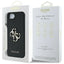Guess Grained Big 4G Logo Small Classic Logo – dėklas iPhone 16e (juodas)