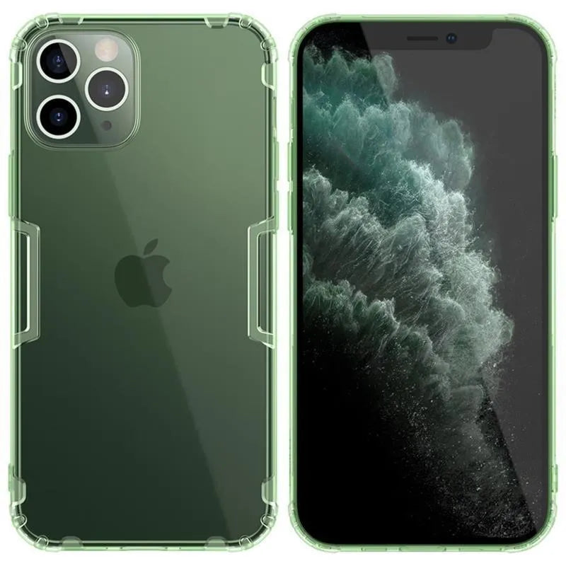 Nillkin Nature TPU dėklas – dėklas Apple iPhone 12 Pro Max telefonui (tamsiai žalias)