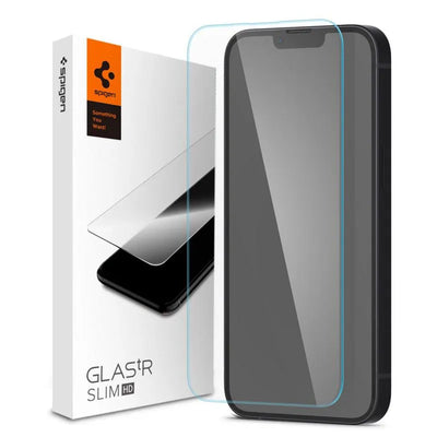 Spigen Glas.TR Slim – Grūdintas stiklas skirtas iPhone 17e / 16e / 14 / 13 / 13 Pro
