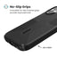 Speck Presidio2 Grip ClickLock & MagSafe – iPhone 17 dėklas (juodas / pilkas / baltas)