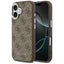 Guess 4G Classic Logo MagSafe - iPhone 17 dėklas (rudos spalvos)
