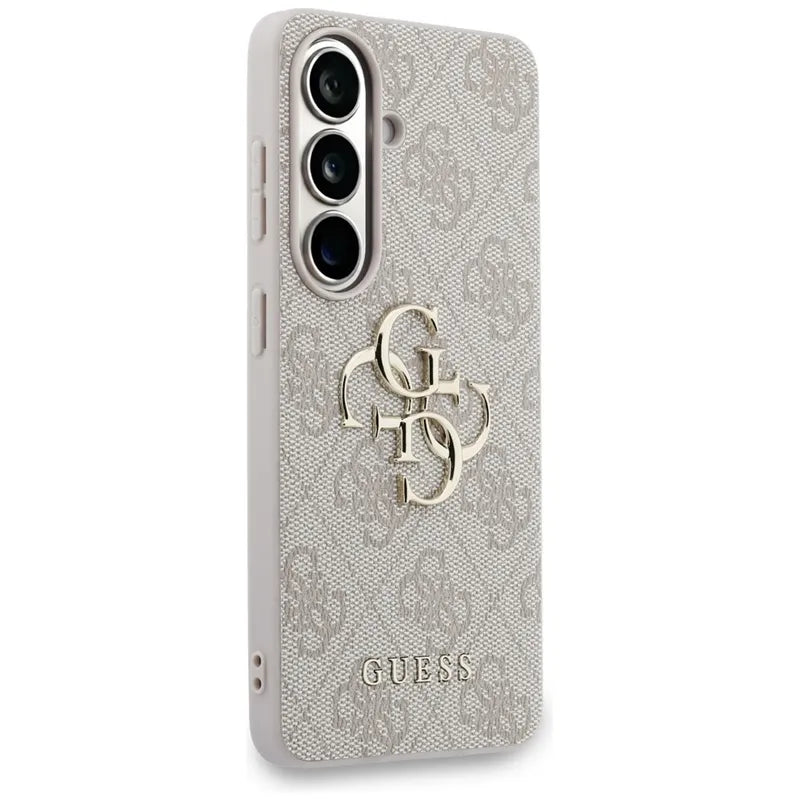 Guess 4G Big Metal Logo – Samsung Galaxy S26 dėklas (rožinis)